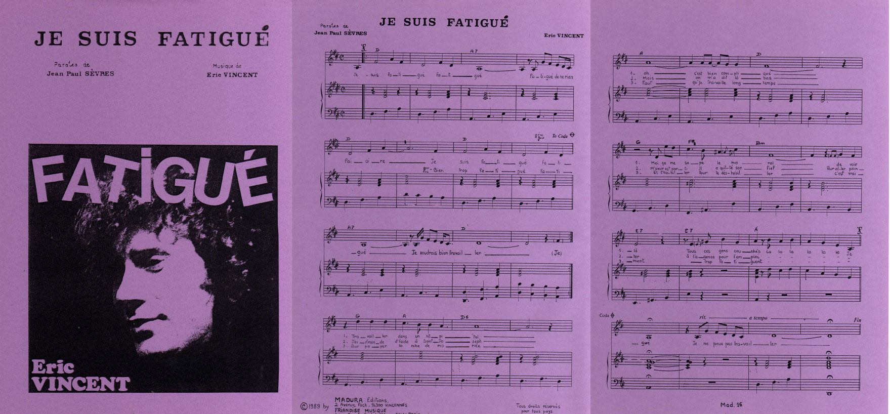 Fatigu/Sheet Music